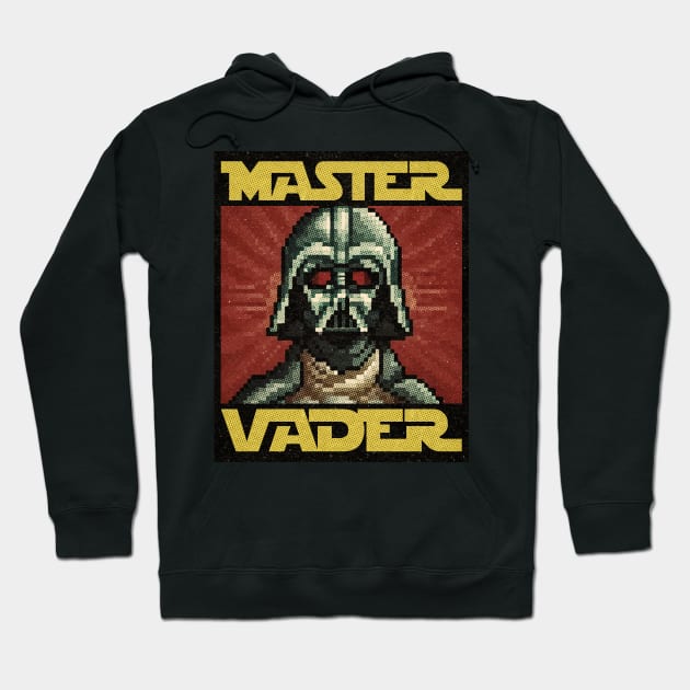 Master Vader Comic Book Vintage Pixelated Design Hoodie by CanaryKeet